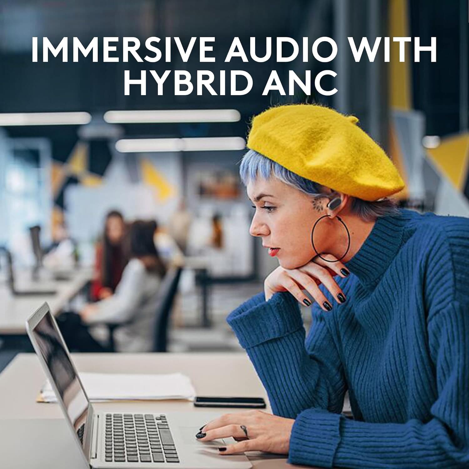 Logitech Zone True Wireless Rose in-ear wireless headset for UC calls