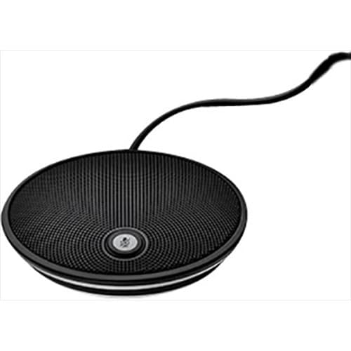 Logitech Group Expansion Mics two wired omni-directional tabletop microphones for large conference rooms