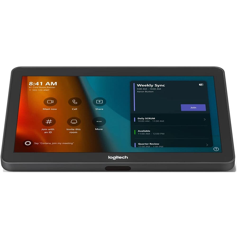 Logitech TAPMSTBASEASU2 Microsoft Teams room base bundle with Tap control and NUC integration