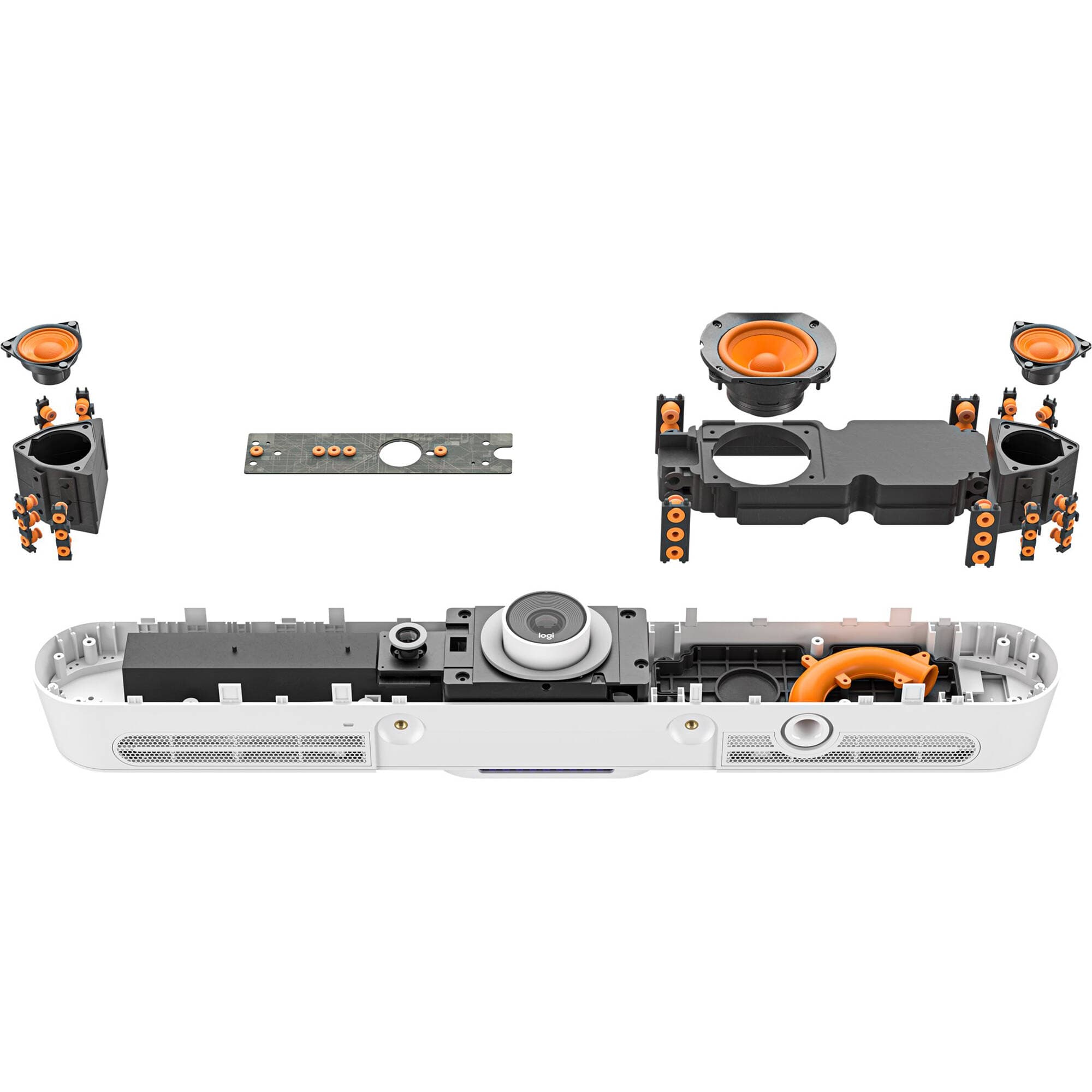 Logitech Rally Bar Mini room system in graphite for small to medium conference rooms