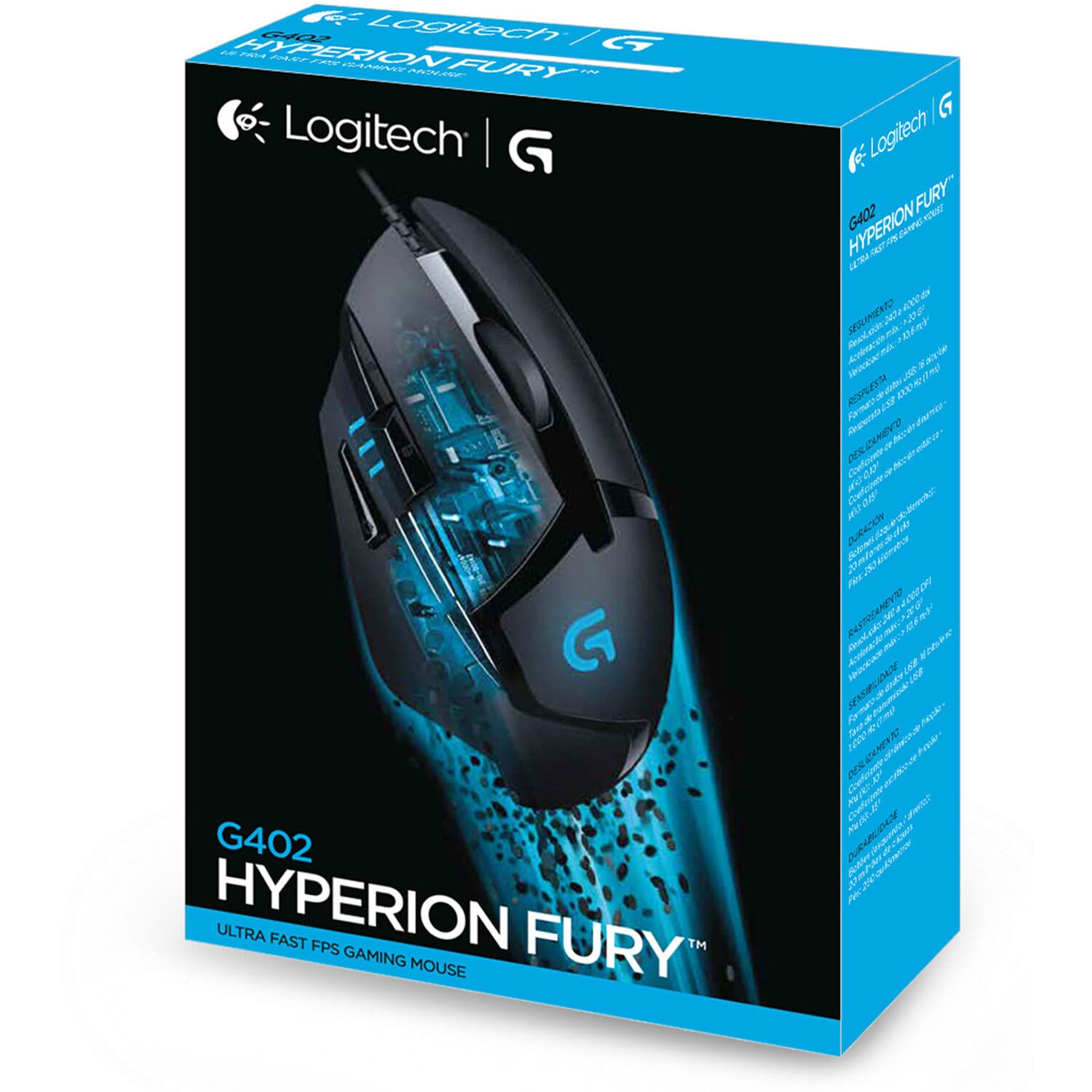LOGITECH SOURCING LOGITECH G G402 HYPERION FURY WIRED GAMING MOUSE view 4