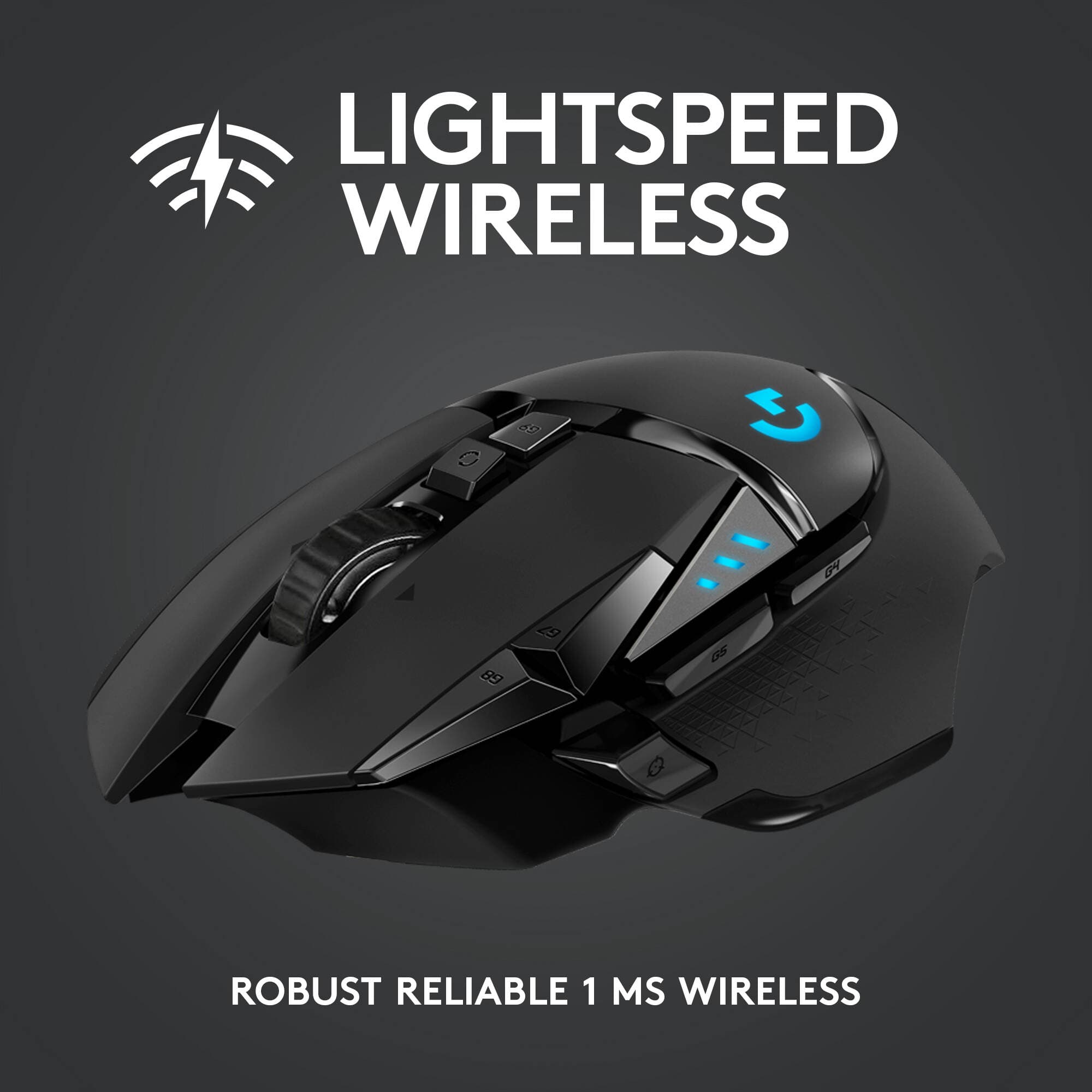 G502 Lightspeed Wireless Mouse view 2