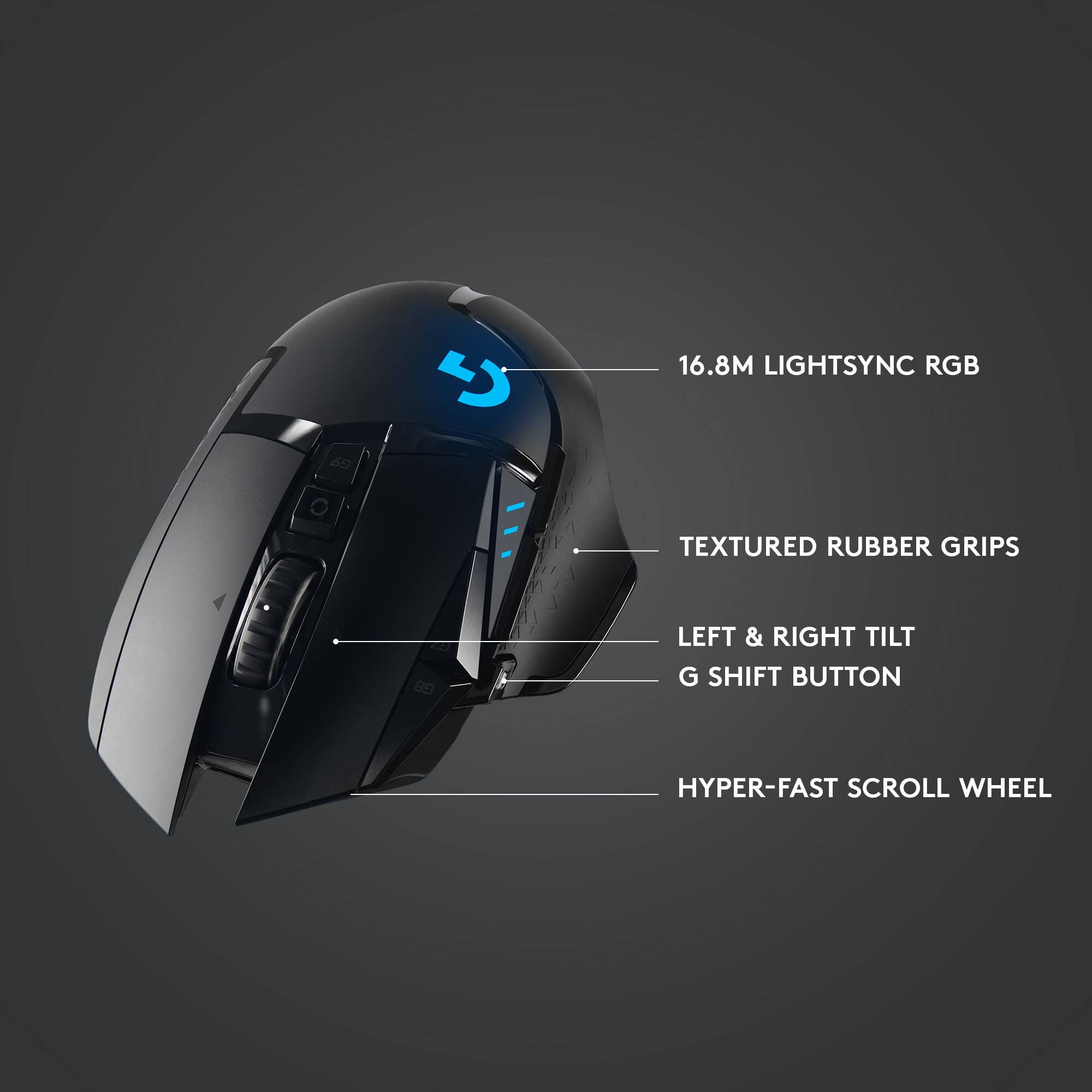 G502 Lightspeed Wireless Mouse view 6
