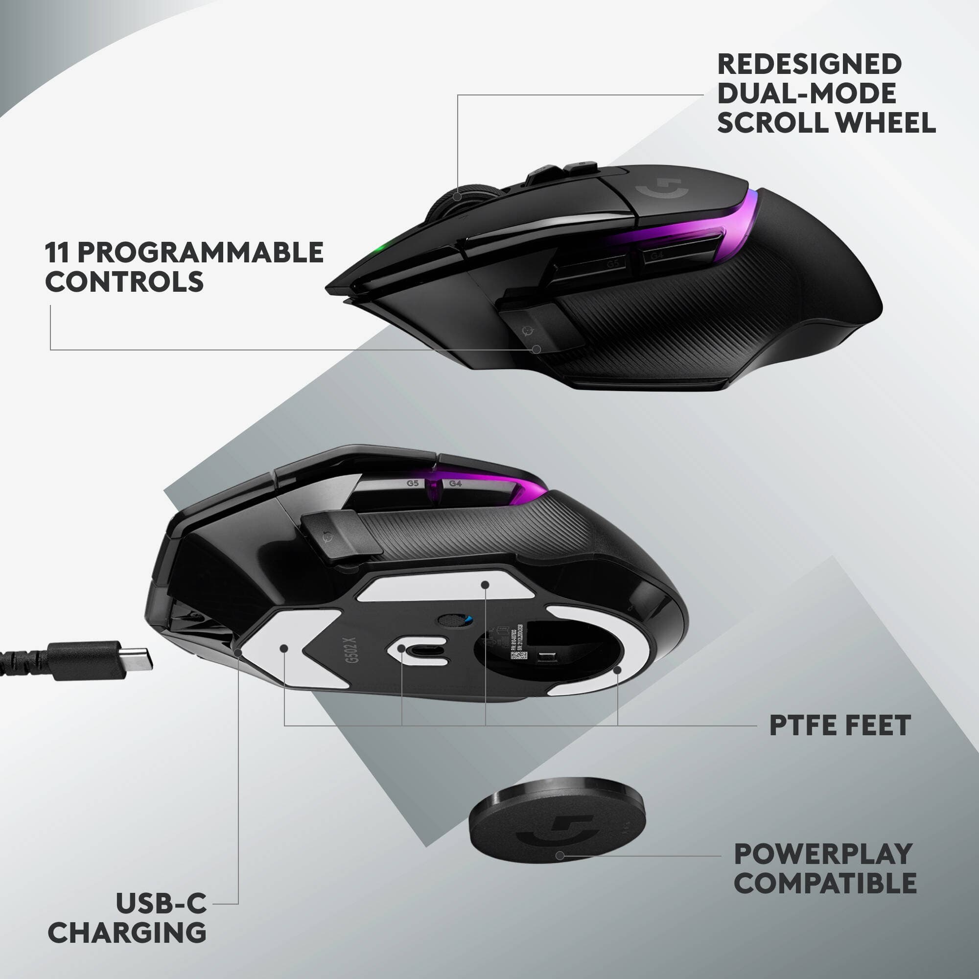 G502X PLUS Wrls Game Mouse view 7