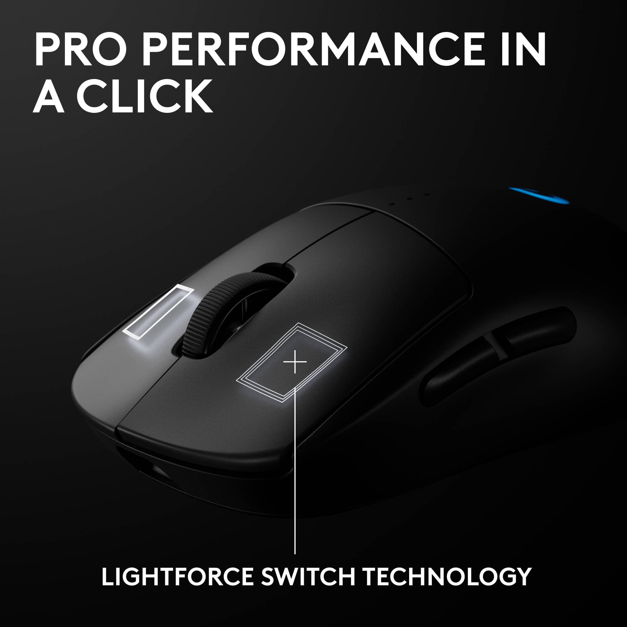 PRO 2 Wireless Mouse Black view 7