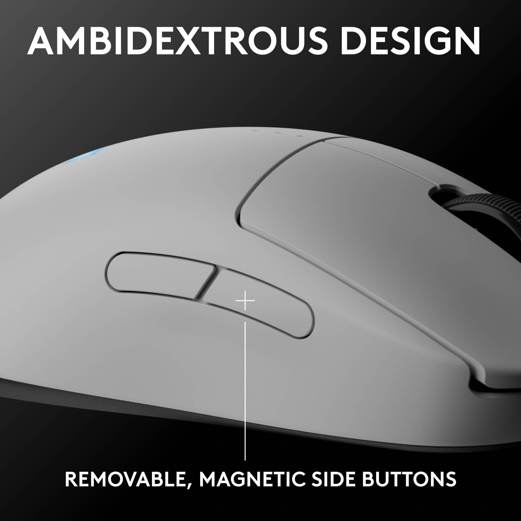 PRO 2 Wireless Mouse White view 2