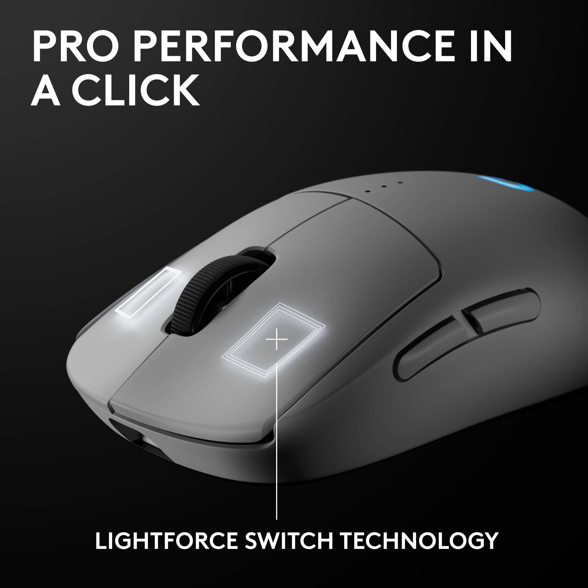PRO 2 Wireless Mouse White view 7