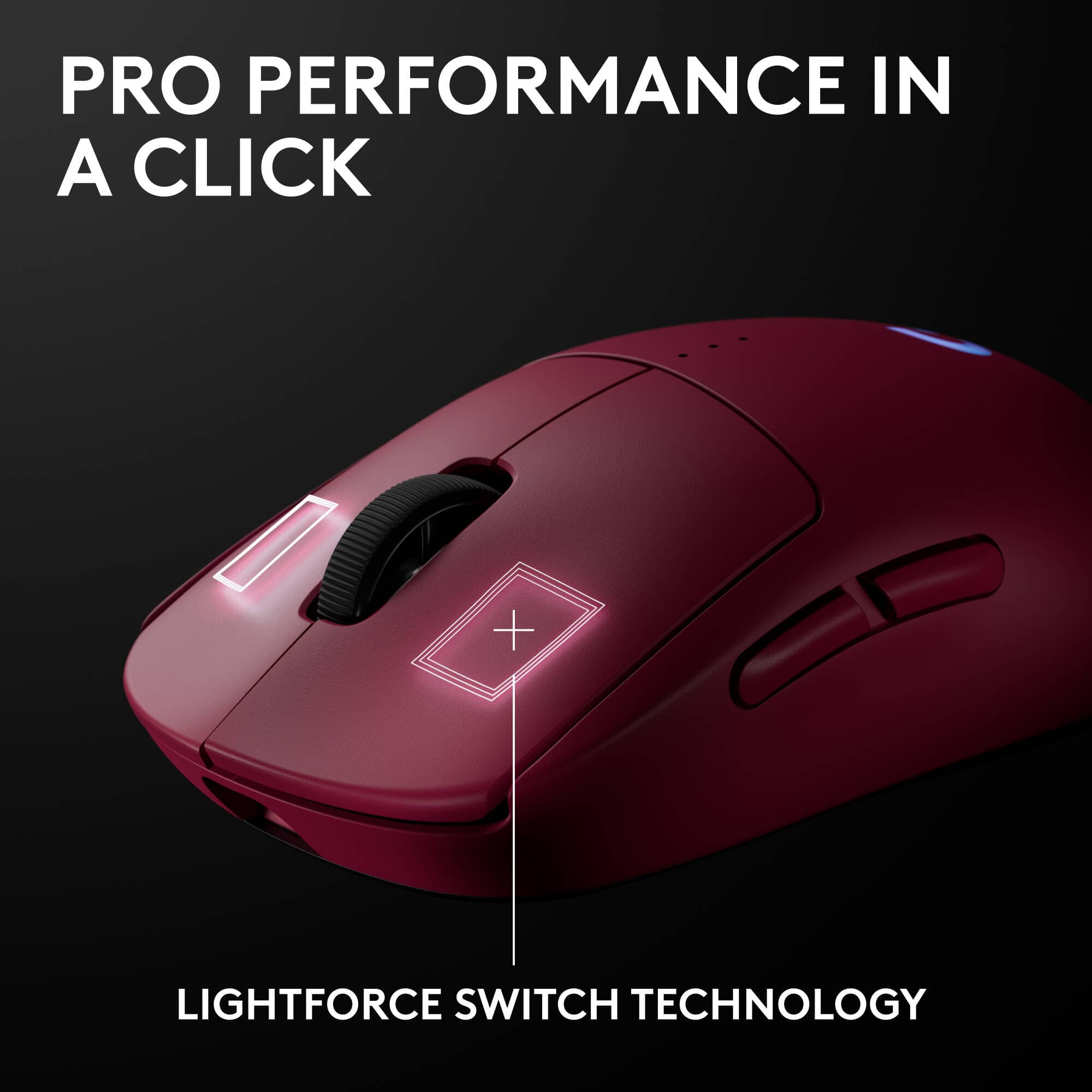 PRO 2 Wireless Mouse Magenta view 7