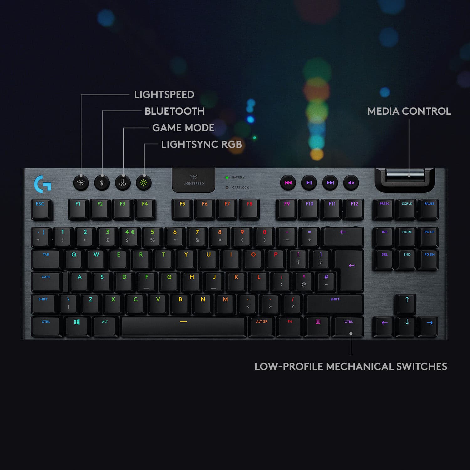 LA G915 TENKEYLESS WLS MECH GAMING KYBD view 7
