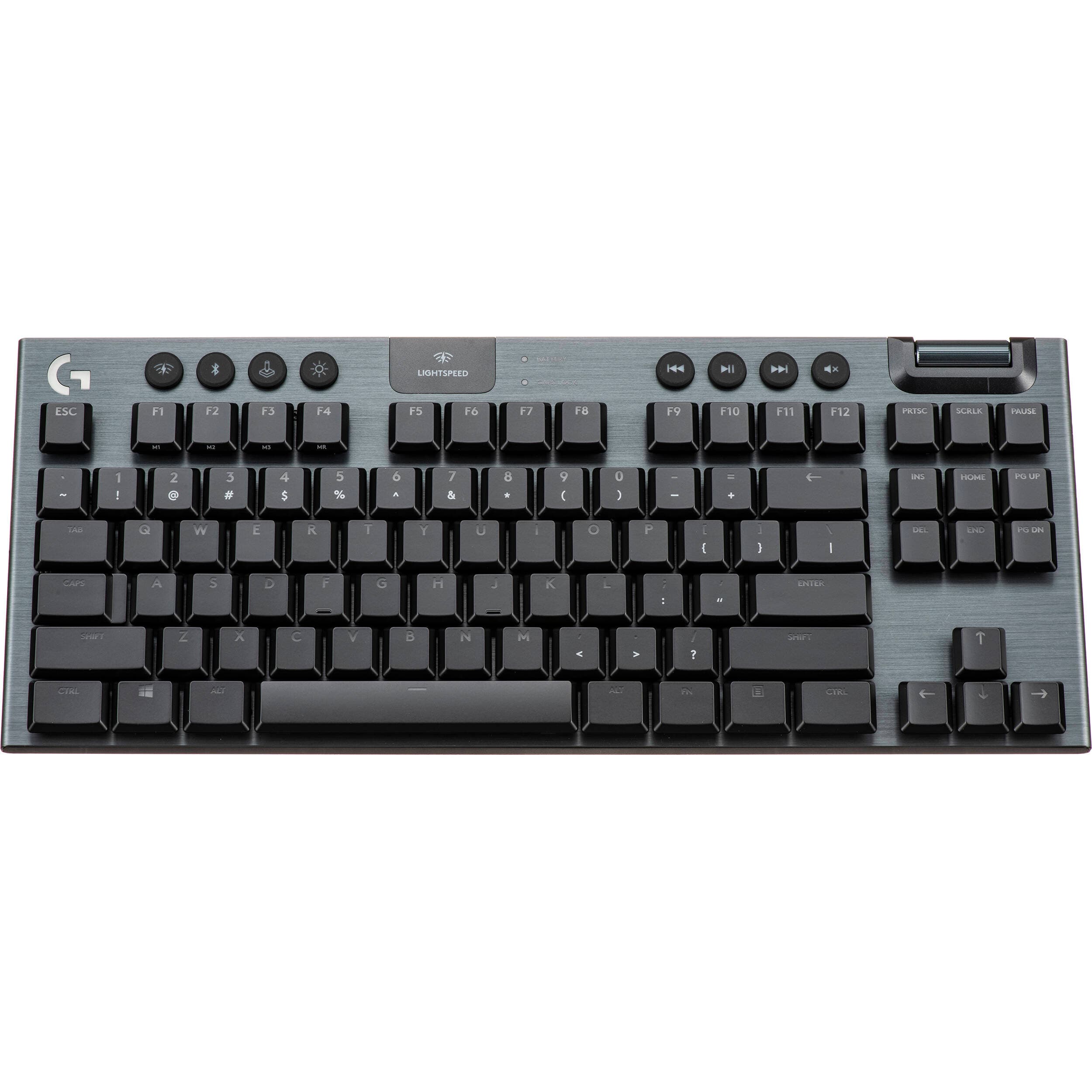LOGITECH GAMING G915 TKL WRLS MECH KB CARBON CLICKY SWITCH view 2