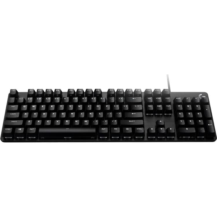 Logitech G413 SE wired full-size mechanical gaming keyboard with aluminum top case