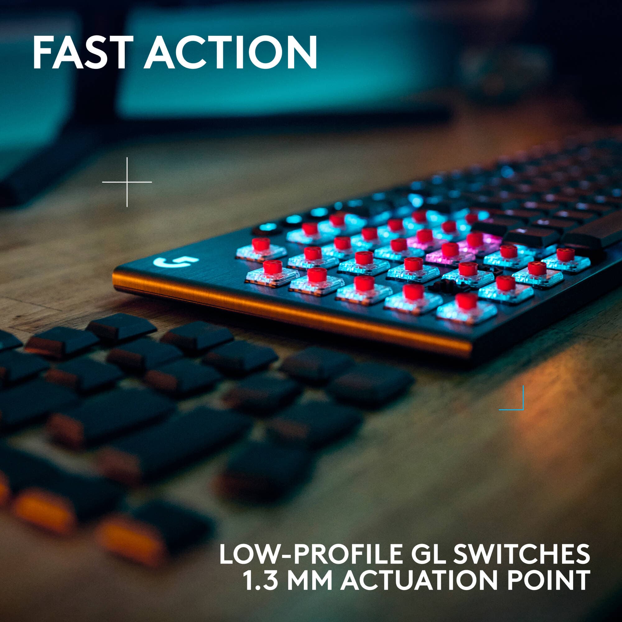 Logitech G915 X LIGHTSPEED Tactile wireless keyboard with low-profile tactile keys