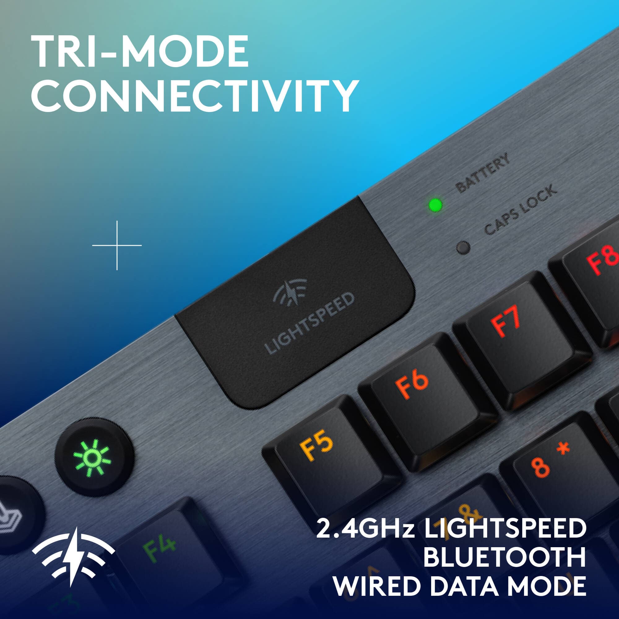 Logitech G915 X LIGHTSPEED TKL Tactile wireless mechanical keyboard with RGB lighting