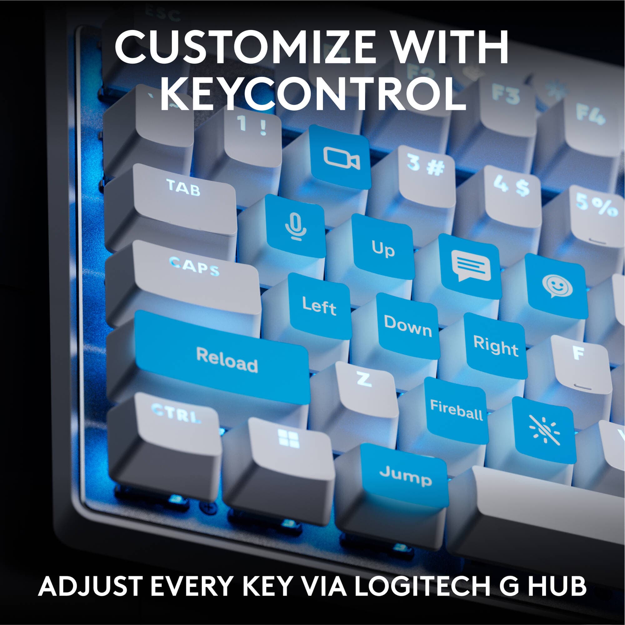 PRO X TKL Rapid White view 5