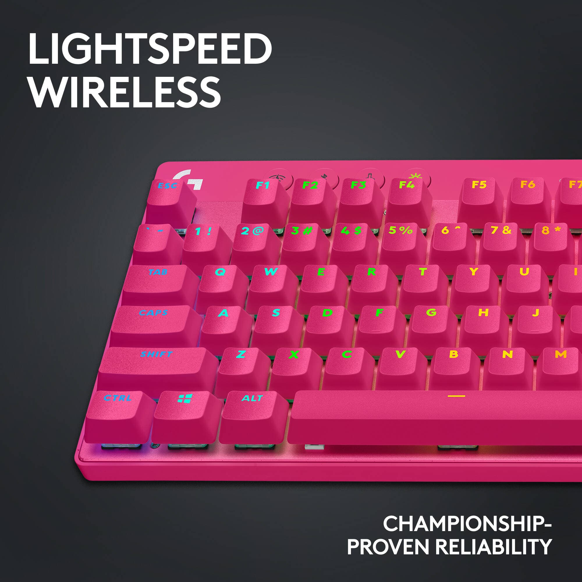 PRO X TKL Rapid Magenta view 3