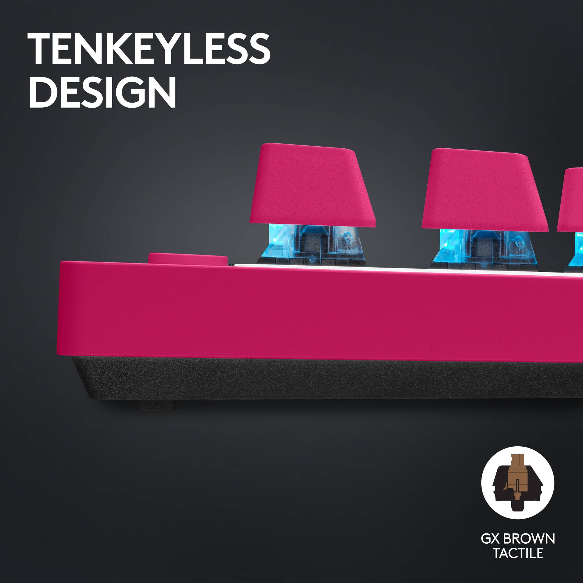 PRO X TKL Rapid Magenta view 4