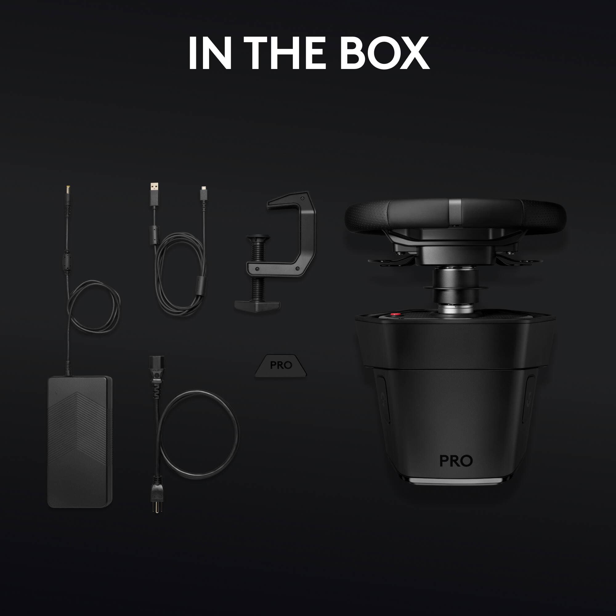 Logitech PRO Racing Wheel direct-drive sim racing wheel for PC and console