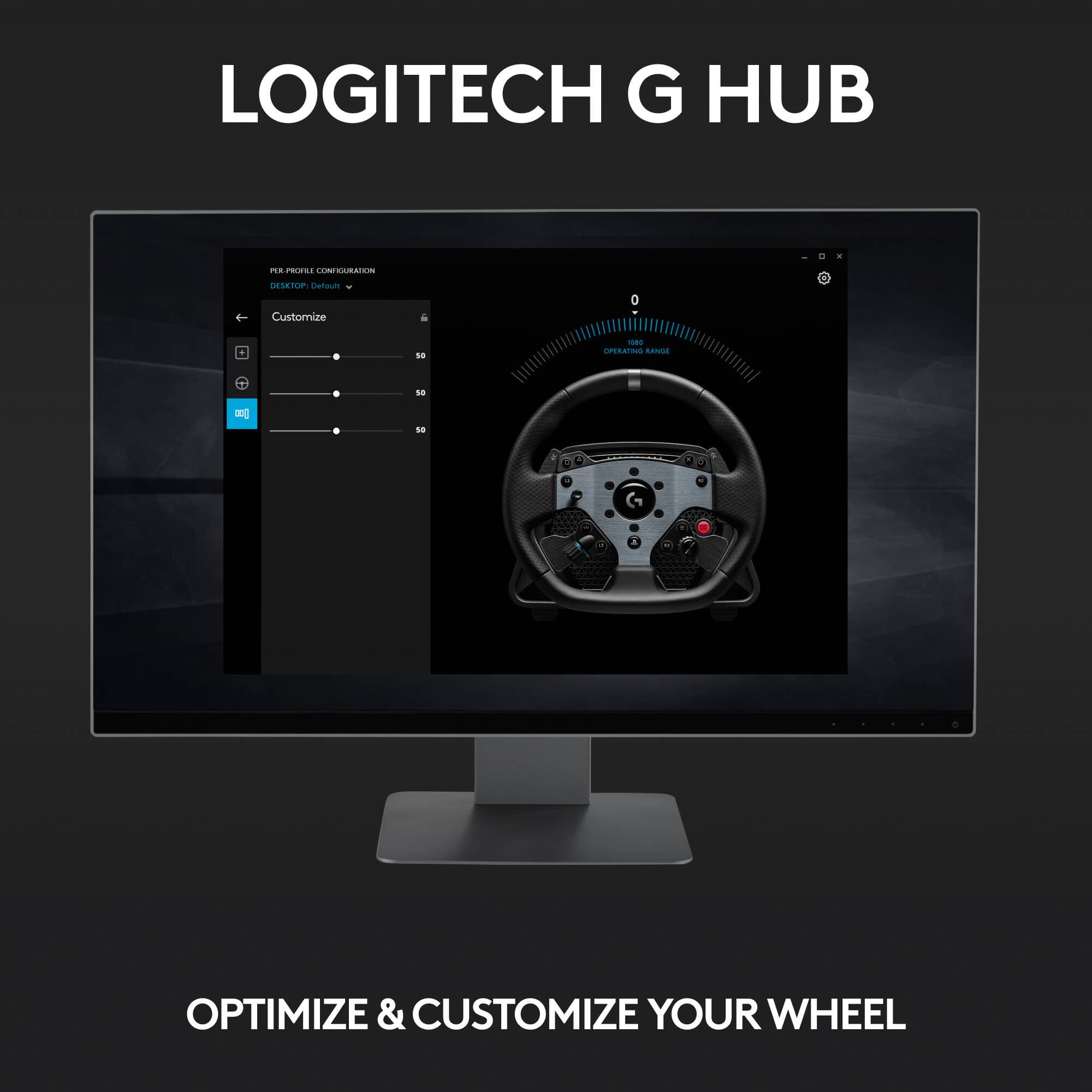 Logitech PRO Racing Wheel direct-drive sim racing wheel for PC and console