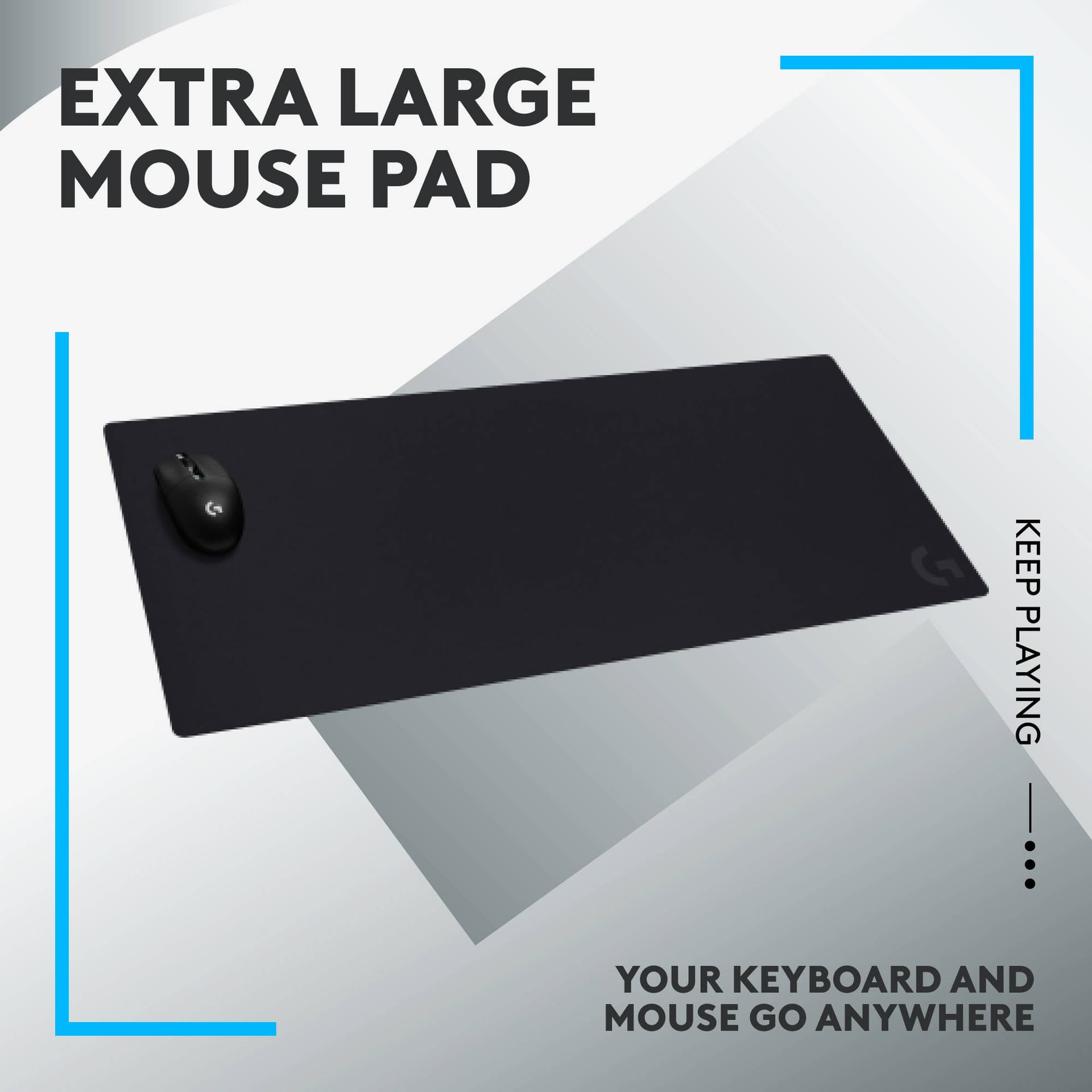 G840 XL CLOTH GAMING MOUSE PAD view 2
