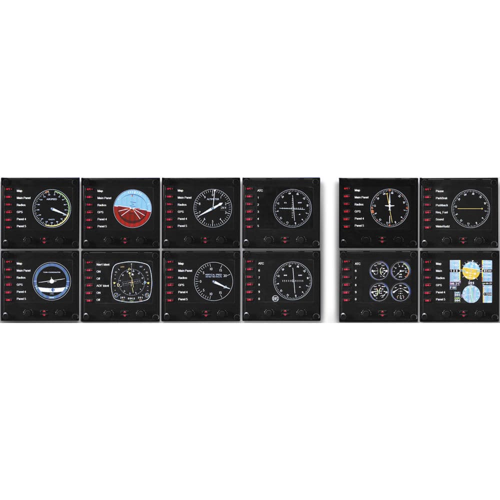 Logitech G Pro Flight Instrument Panel for PC flight simulation cockpit setups