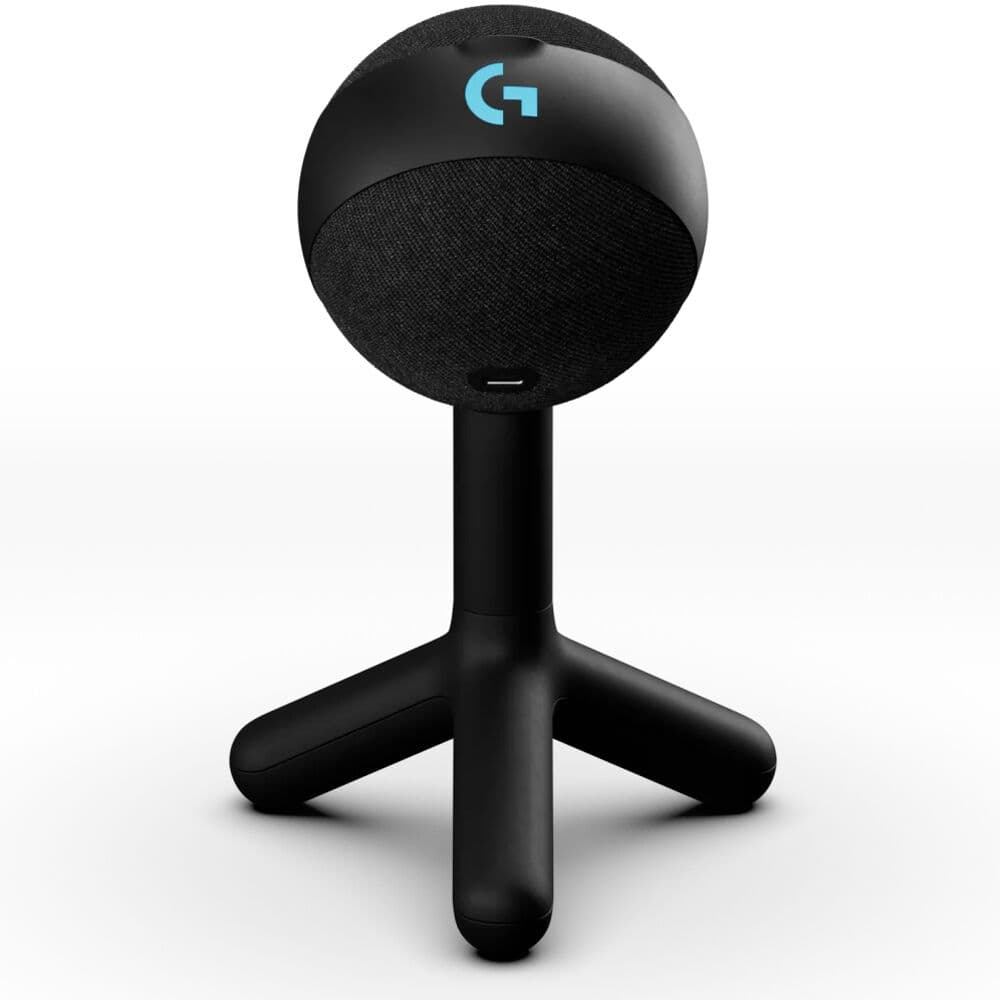 Logitech G YETI ORB Mic Black desktop microphone in black finish