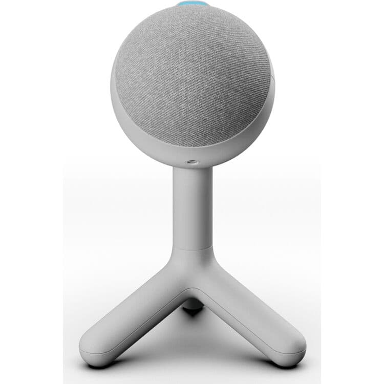 Logitech Yeti Orb RGB gaming microphone with white finish and LIGHTSYNC lighting