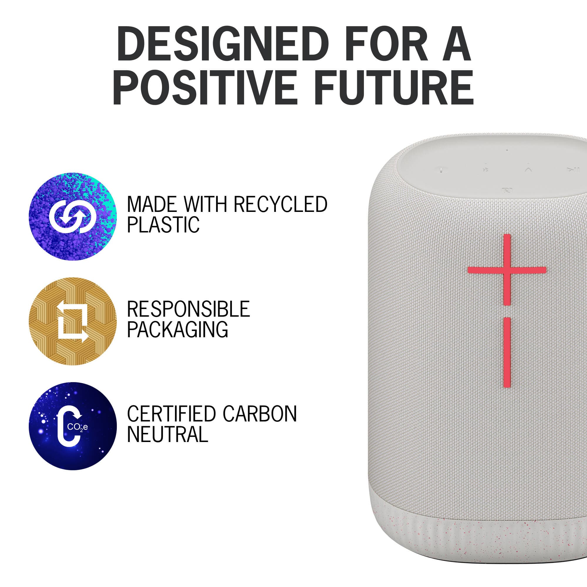 Logitech UE EPIC Boom portable Bluetooth speaker with 17-hour battery life and water dust protection