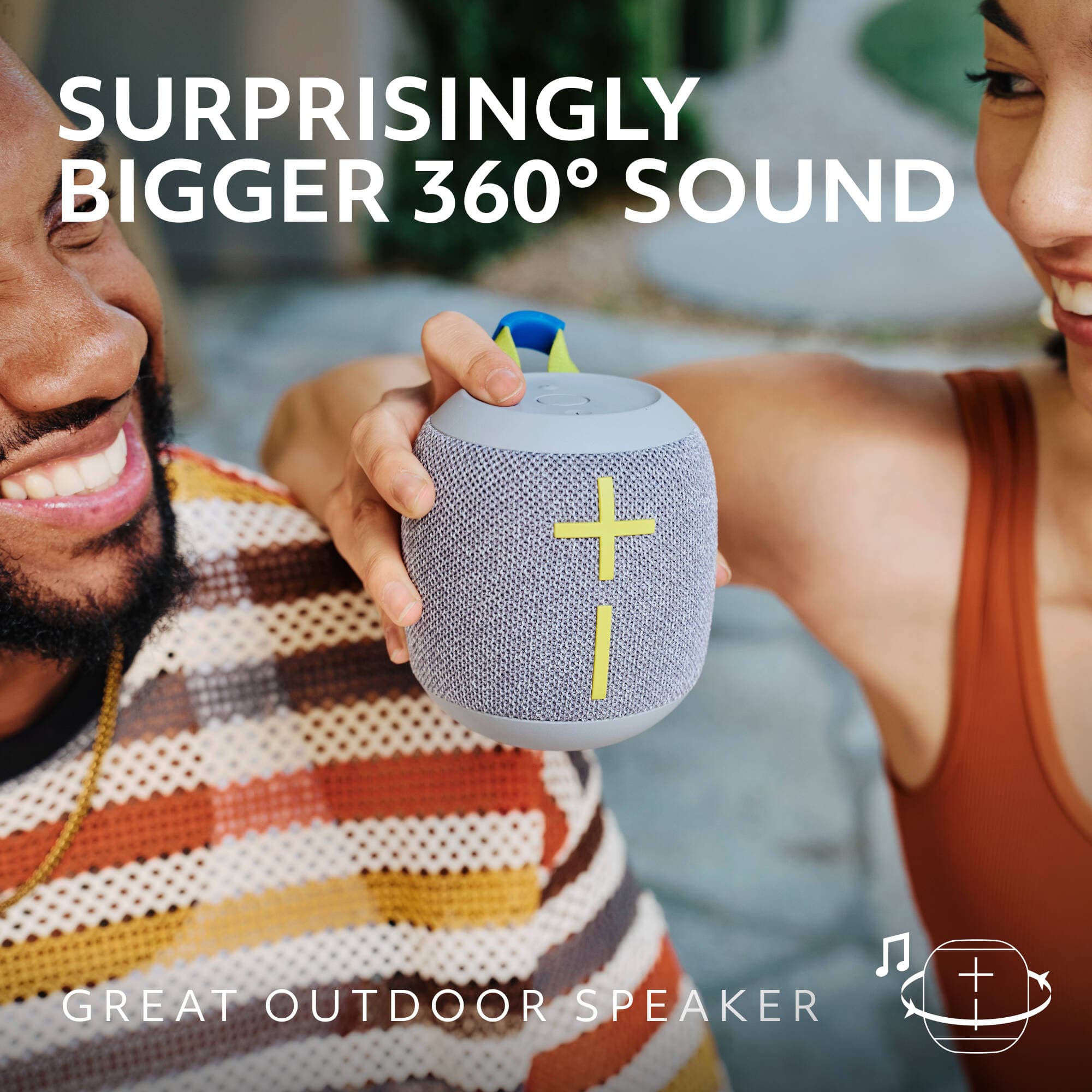 Ultimate Ears WONDERBOOM 4 portable Bluetooth speaker in black