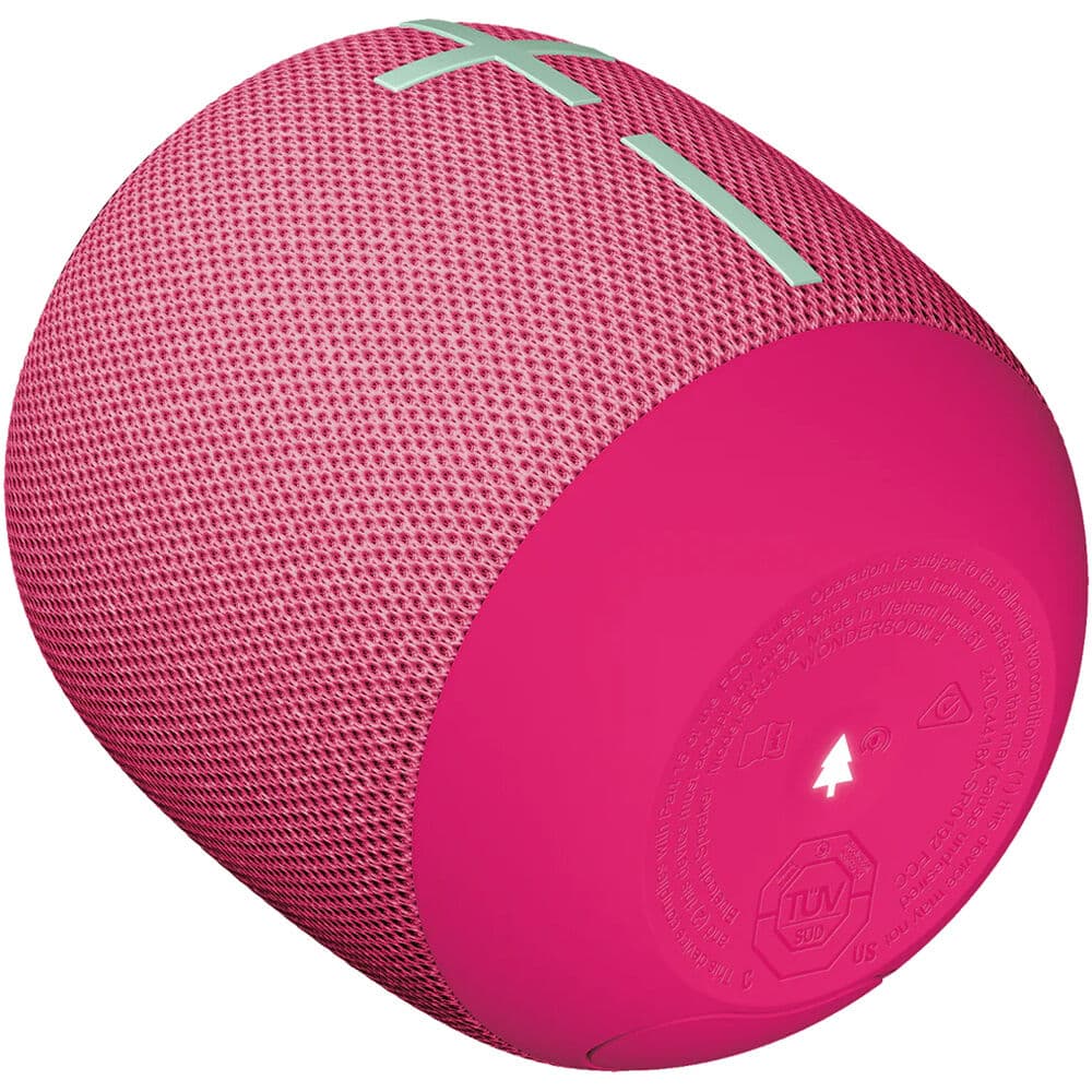 Ultimate Ears WONDERBOOM 4 portable Bluetooth speaker in pink