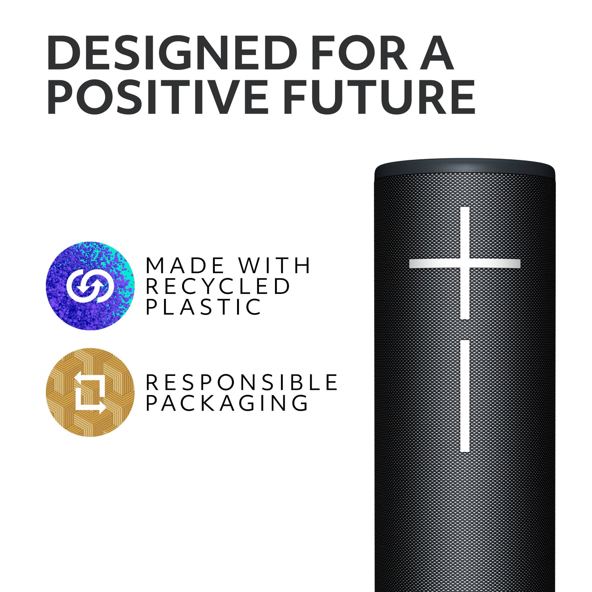 UE BOOM 4 portable wireless Bluetooth speaker in black