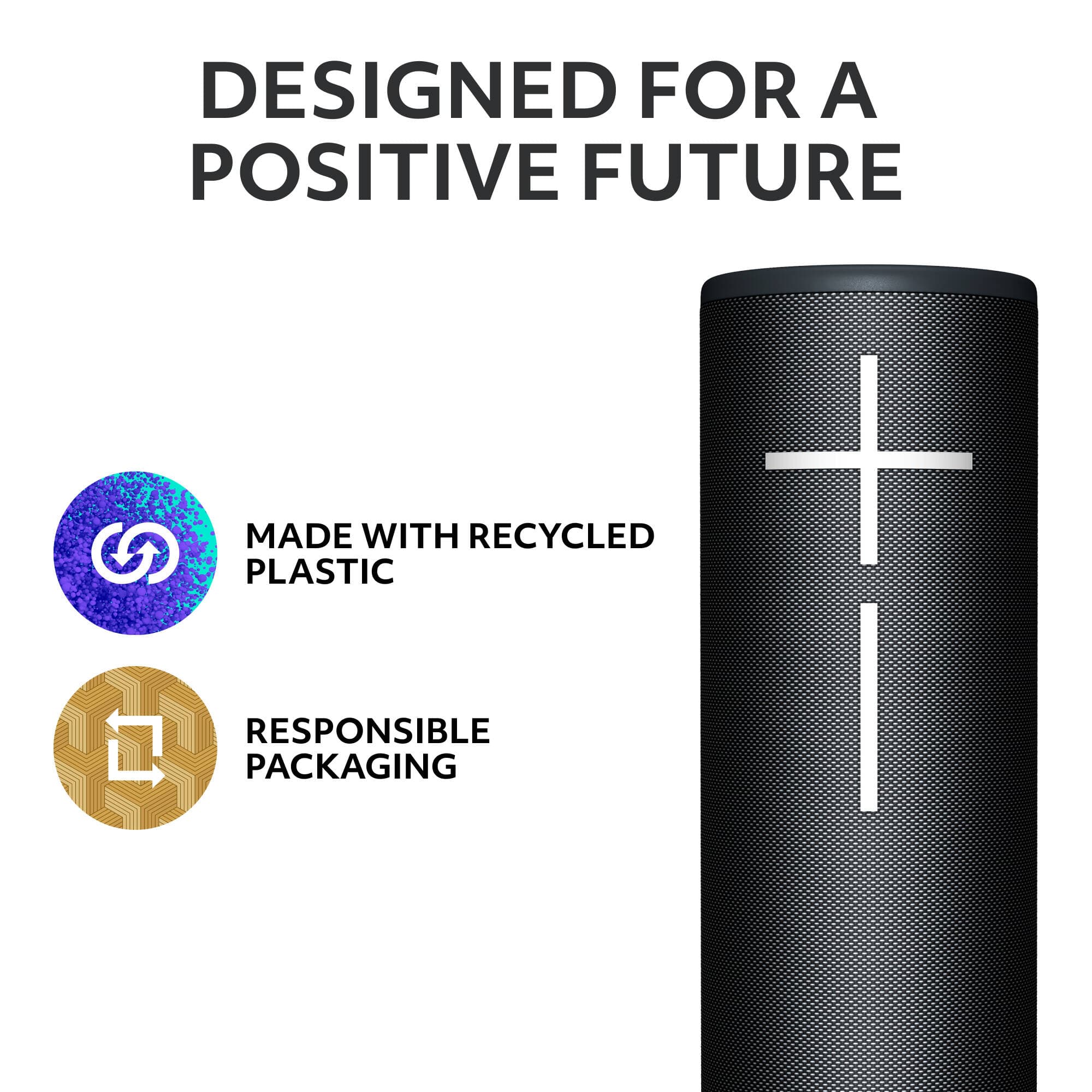 UE MEGABOOM 4 Speaker Black portable wireless Bluetooth speaker