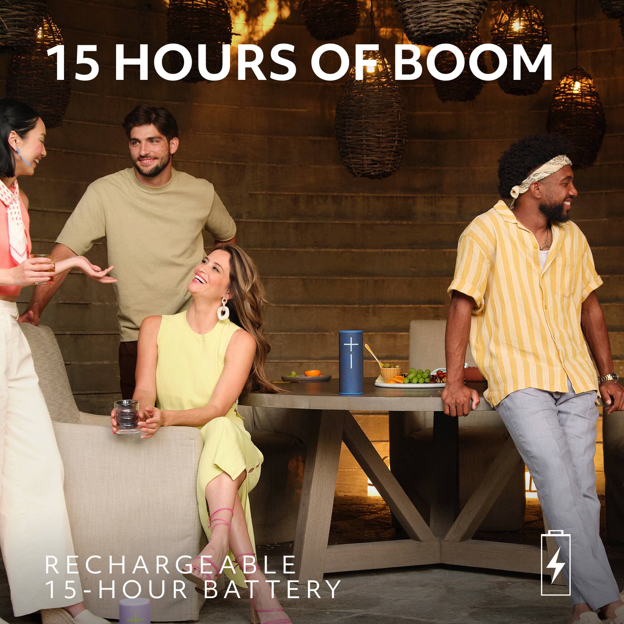 UE BOOM 4 Speaker Blue portable wireless Bluetooth speaker