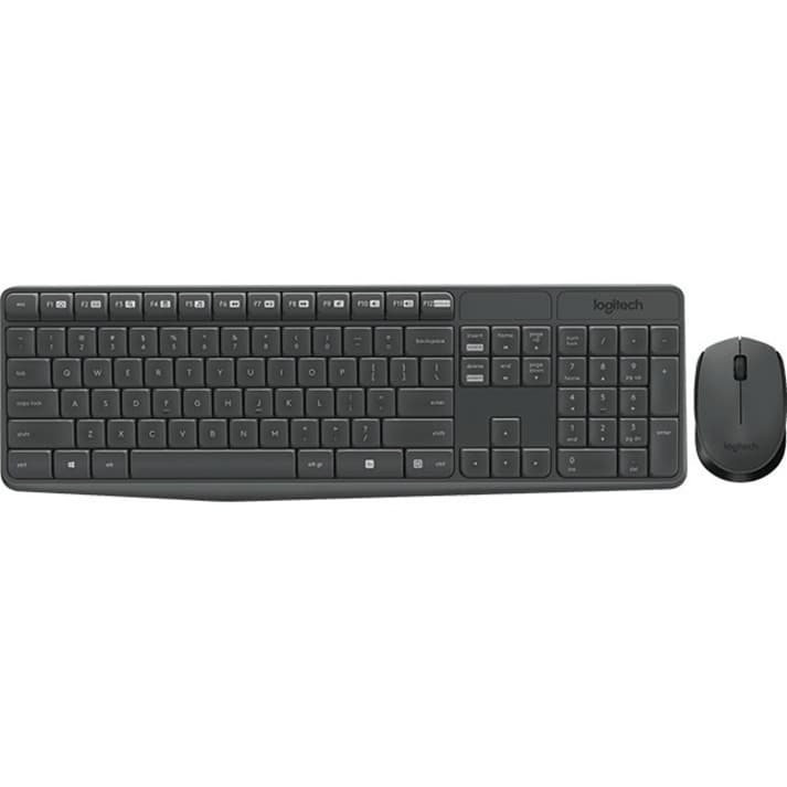 Logitech MK235 Wireless Keyboard Mouse Combo | Compact, USB, PC