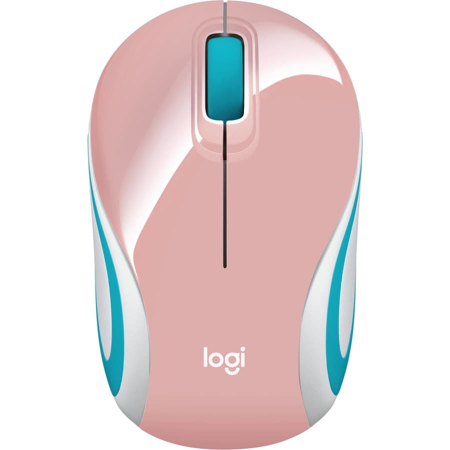 Logitech M187 Mini Wireless Mouse — 2.4 GHz USB Nano Receiver, 1,000 dpi | Compact, Blossom
