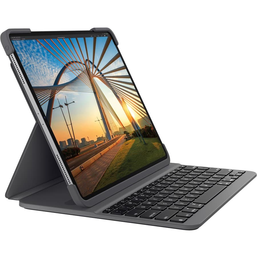 Logitech Slim Folio Pro for iPad Pro 11 in | Keyboard Case, Enterprise