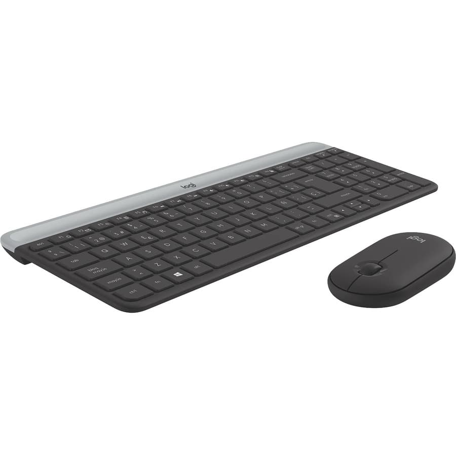 Logitech MK470 Slim Wireless Keyboard Mouse Combo | Wireless Desktop