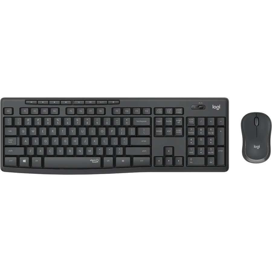 Logitech MK295 Silent Wireless Combo | Quiet Keyboard Mouse Set