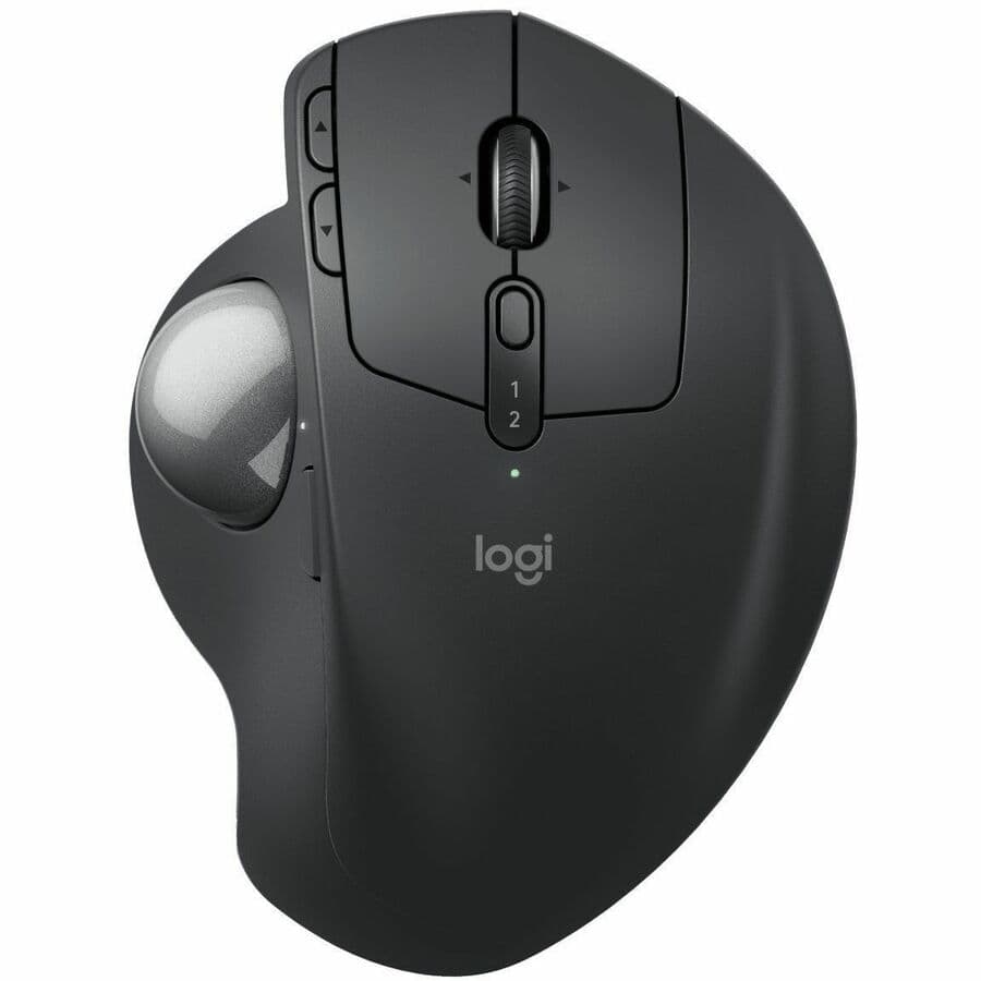 Logitech MX ERGO S Advanced Wireless Trackball Mouse | Ergonomic