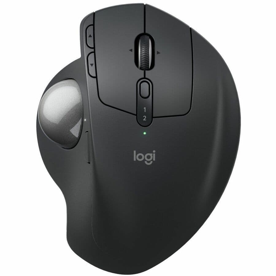 Logitech MX Ergo S Graphite Wireless Trackball | Bluetooth, 2.4 GHz