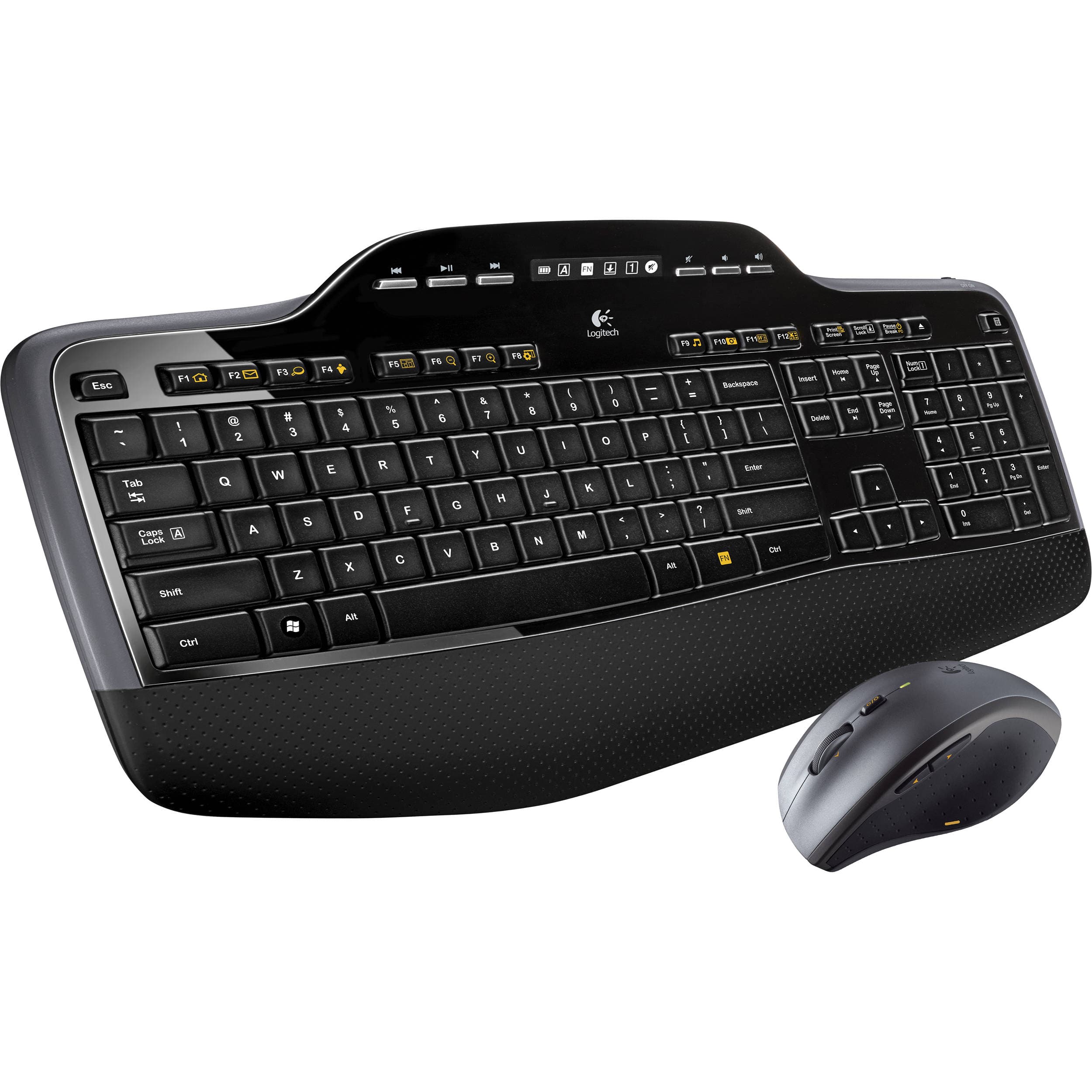 Logitech MK710 Wireless Desktop Combo, Unifying Receiver | Keyboard Mouse Set