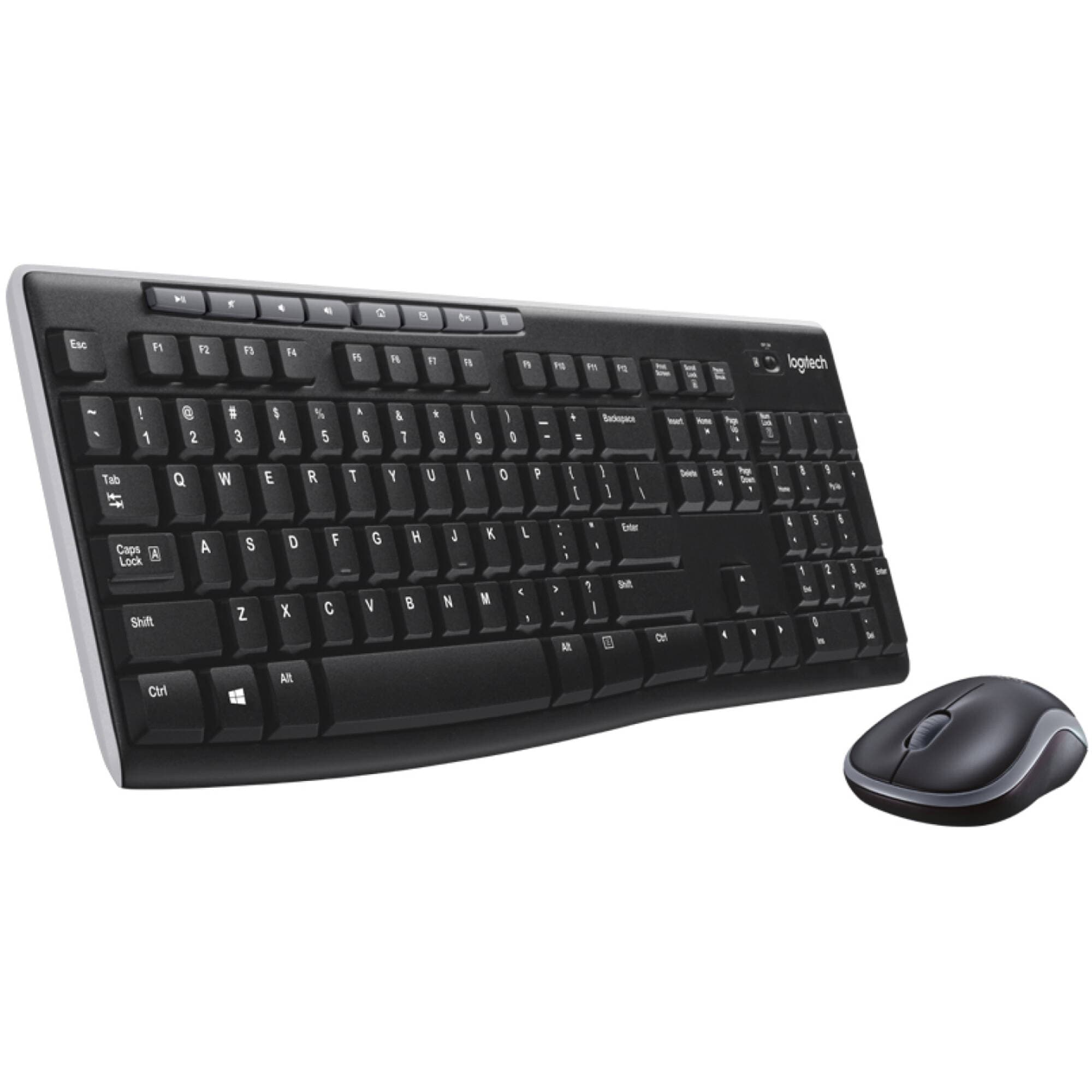 Logitech MK270 Wireless Combo | Wireless Keyboard Mouse Set, USB