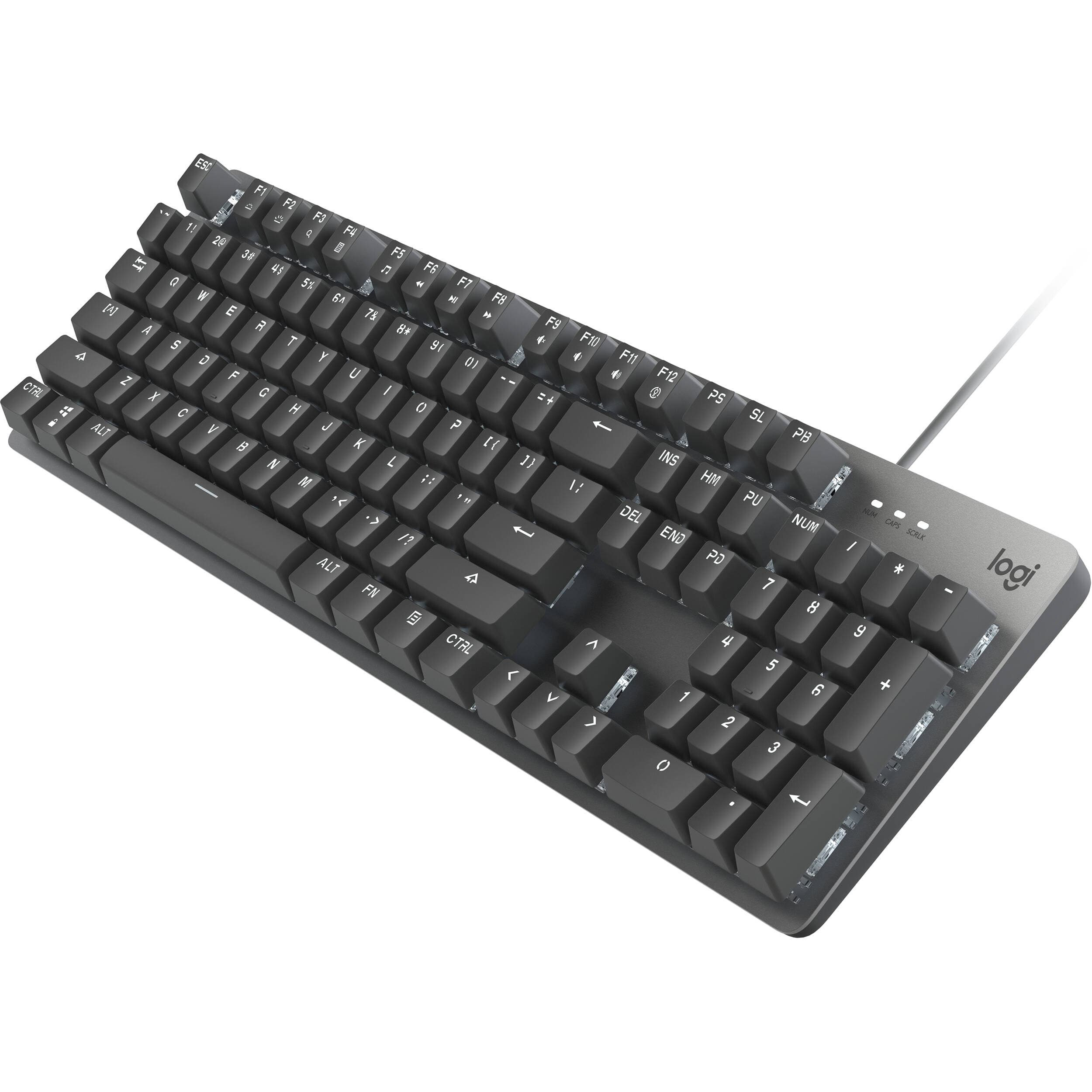 Logitech K845 Mechanical Illuminated Keyboard, Wired | Aluminum, Backlit