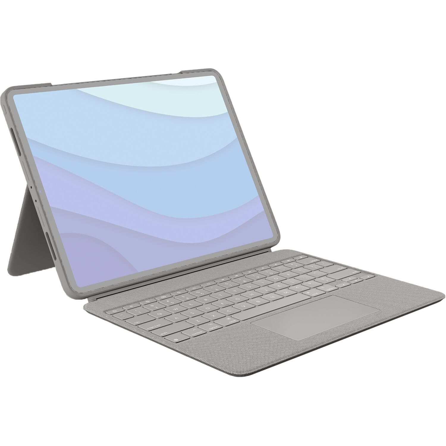 Logitech Combo Touch for iPad Pro 12.9-inch, Sand | Keyboard Case
