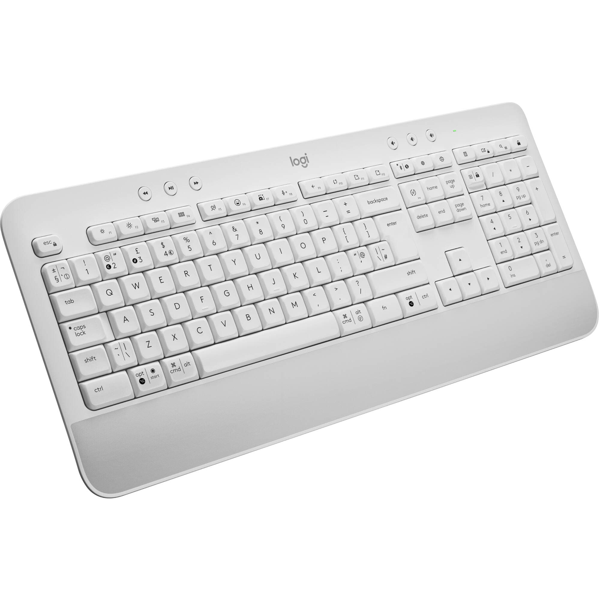 Logitech K650 Signature Wireless Keyboard White | Bolt Receiver, Enterprise