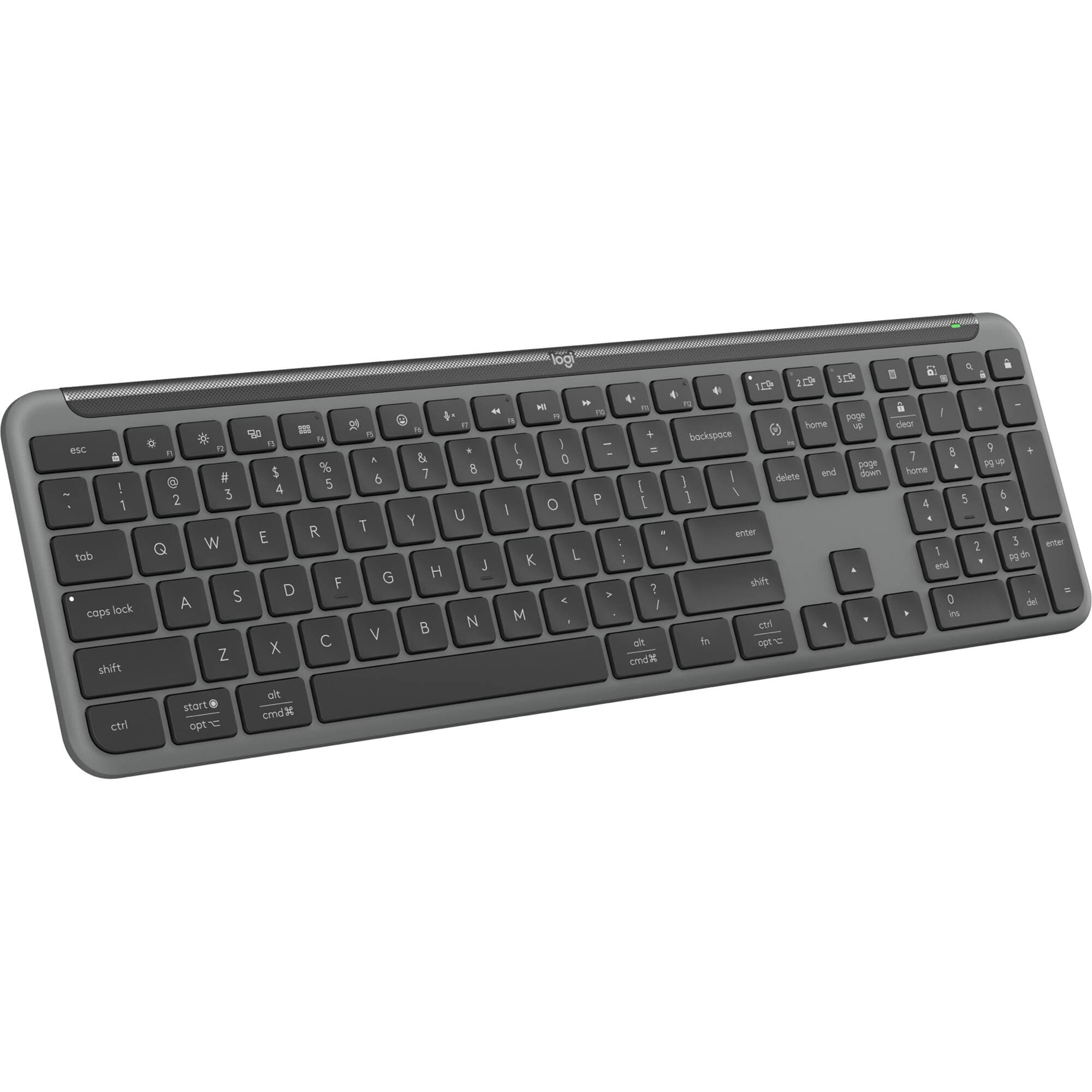 Logitech K950 Signature Slim Keyboard Graphite | Wireless, Slim