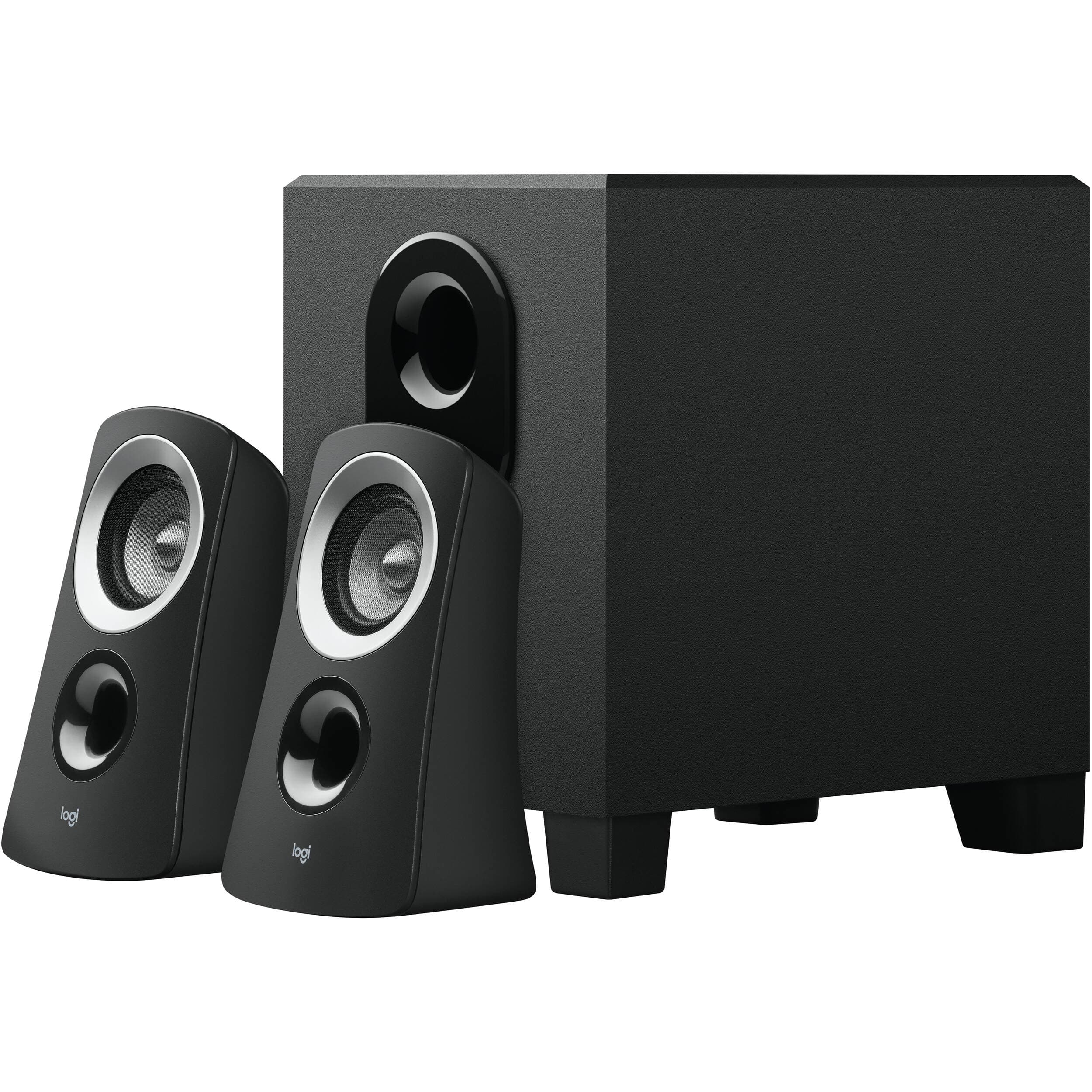 Logitech Z313 2.1 DT Speakers, 25 W RMS | Desktop Audio, Subwoofer