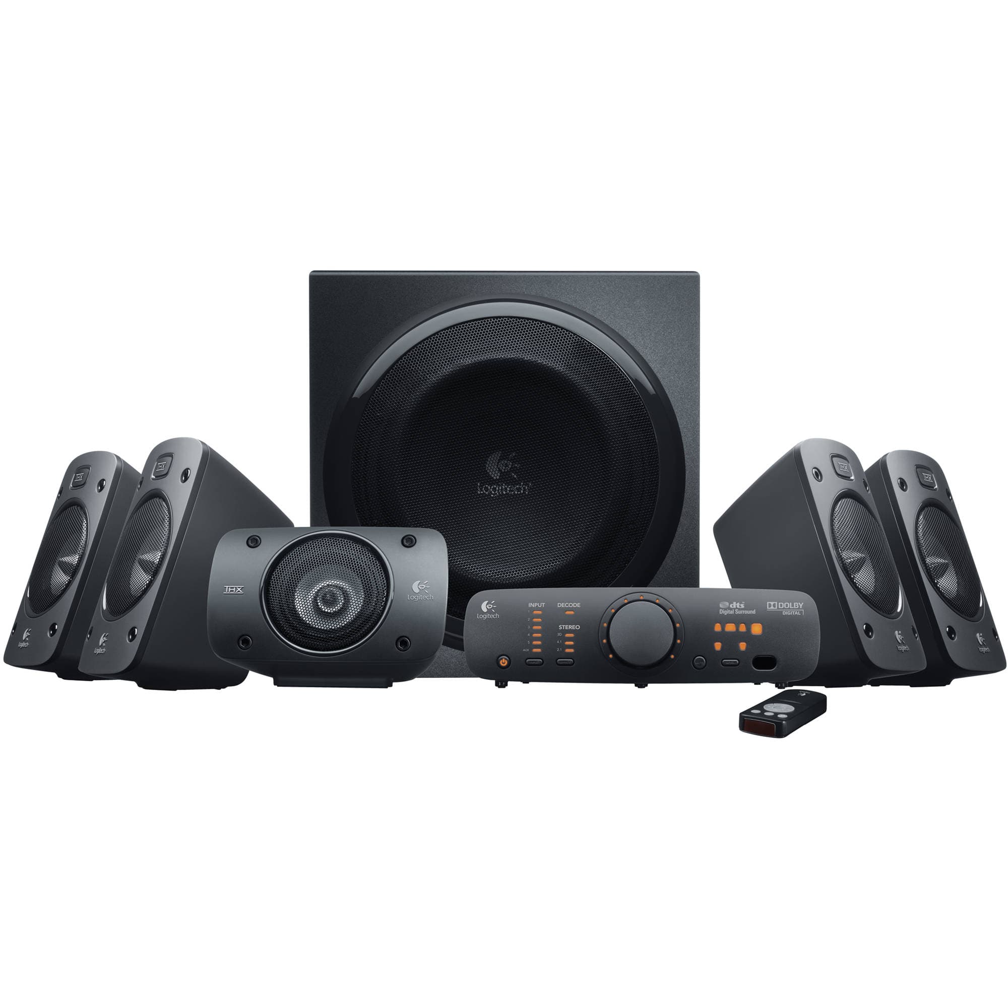 Logitech Z906 5.1 Surround Sound Speakers, 500 W | THX Dolby