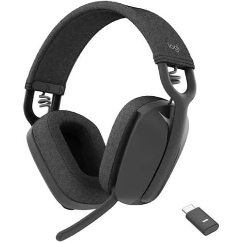Logitech Zone VIBE Wireless Headset | UC, Bluetooth, Graphite