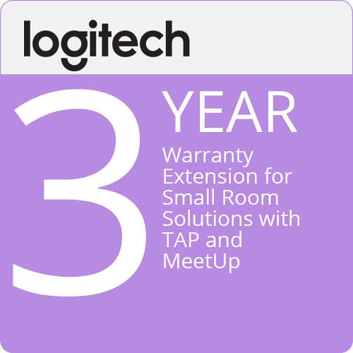3 Year Extended Warranty for Logitech Small Room Bundle Solution with Tap (939-0