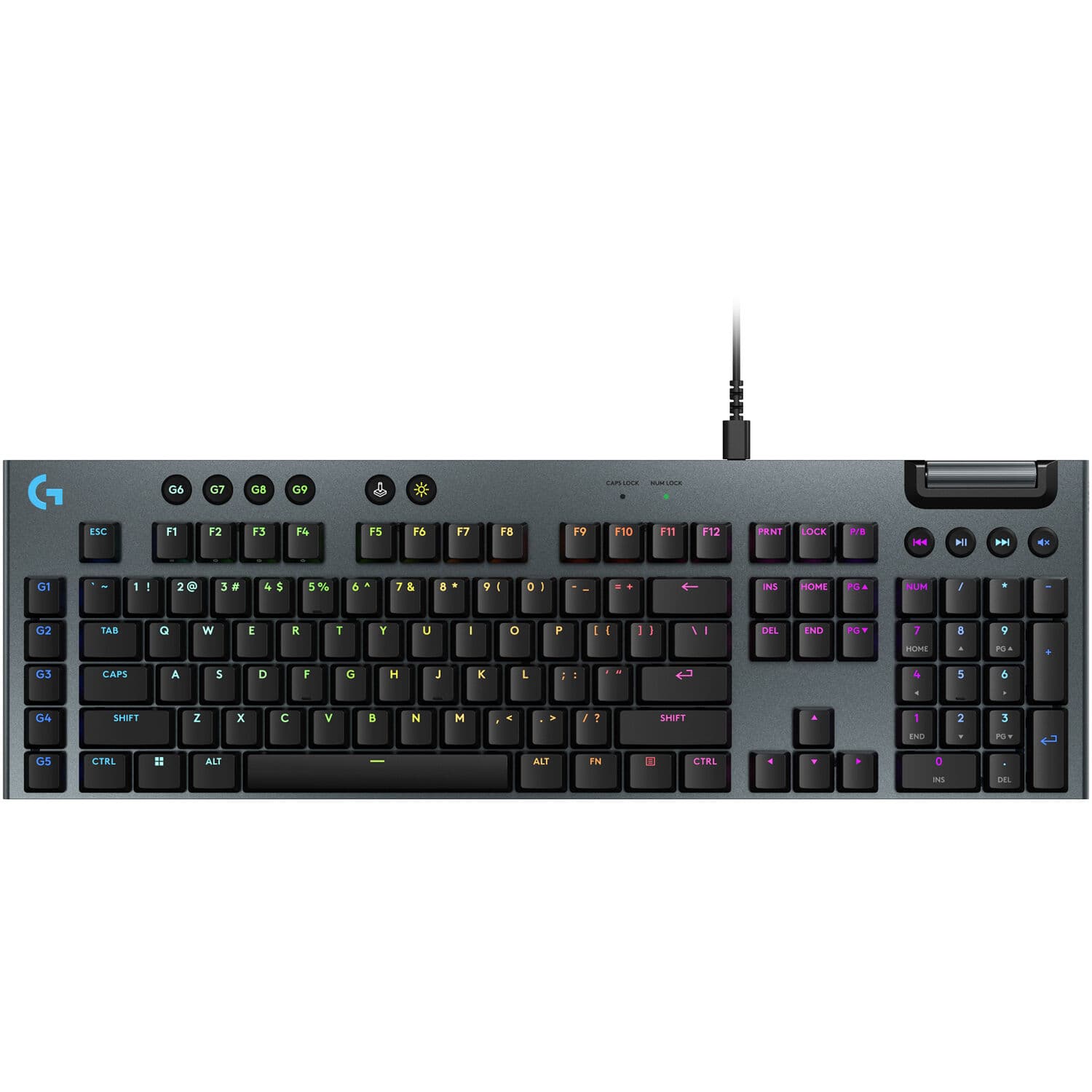 Logitech G915 X Linear Wireless Gaming Keyboard | Low-Profile, PC